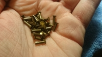 ZHB BRASS RIVETS Ø2 * 7 mm, WITH COUNTERSUNK HEAD FOR ASSEMBLING THE "TEAPOT" CHASSIS, 50 pcs.