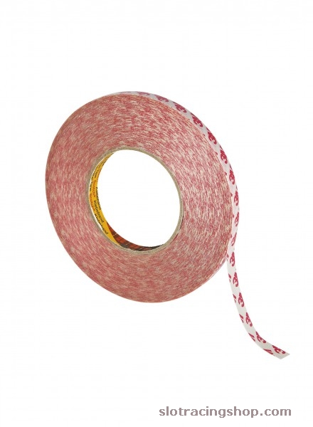 3M DOUBLE-SIDED ADHESIVE TAPE, thickness 0.2 mm, width 12 mm, roll of 50 m  - 9088