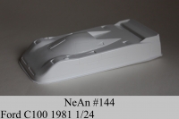 NeAn Clear body Retro 1/24 Ford C100 1981, Lexan .010" (0.254 mm) - #144-L
