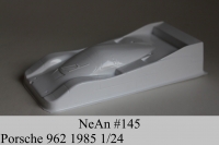 NeAn Clear body Retro 1/24 Porsche 962 1985, Lexan .010" (0.254 mm) - #145-L