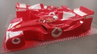 OLEG Custom Painted Body Formula 1/24 Alpine A522 2022 painted in livery F1 team Ferrari, Lexan .007" (0.175 mm) - #0146J