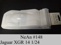NeAn Clear body Retro 1/24 Jaguar XGR 14 1991, Lexan .010" (0.254 mm) - #148-L