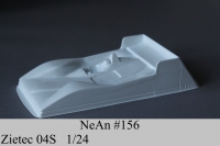 NeAn Clear body Eurosport 1/24 Zitec 04 S, Lexan .005" (0.125 mm) - #156-LT