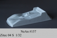 NeAn Clear body Eurosport 1/32 Zitec 04 S, Lexan .005" (0.125 mm) - #157-LT