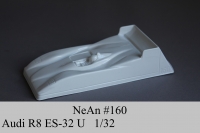 NeAn Clear body Eurosport 1/32U Audi R8, PVC .008" (0.2 mm) - #160-P