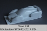 NeAn Clear "TEAPOT" 1/24 Glickenhaus SCG 003 2015 body, Lexan, thickness .01" (0.25 mm), w/paint masks - #31-L-10