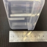KOLHOZA Plastic box for storage donuts, L: 6.299" (160 mm) x W: 4.527" (115 mm) x H: 2.362" (60 mm) - #KZA044