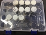 KOLHOZA Plastic box for storage wheels tubes, L: 8.858" (225 mm) x W: 6.102" (165 mm) x H: 2.362" (60 mm) - #KZA045