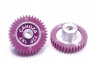 CAHOZA Highly durable gear Corrected 72 pitch 38 teeth, 0° angle, 3/32" axle, Ø14.52 mm (.570") - #5-BC