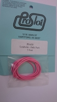 PRO SLOT  LEAD WIRE 18Ga (section 0,82 mm²), pink, 1 m (3 ft) - #PS-621