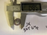 JK GEAR 64 PITCH, 36T, 0° angle, 3/32" axle, Ø14.85 mm (.585"), w/screw, 1 cd. (6 ea.) - #G636-6