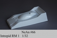 NeAn Clear Production 1/32 Intrepid RM 1 body, Lexan thickness .005" (0.125 mm), w/paint masks - #66-L-5