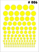 TAYLO RACING DOTS PAINT MASKS, sheet 90 х 120 мм (mounting film included) - #6