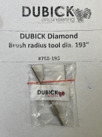 Dubick Diamond brush radius tool dia. 193" (4.90 mm) - #768-193