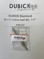 Dubick Diamond brush radius tool dia. 197" (5.00 mm) - #768-197