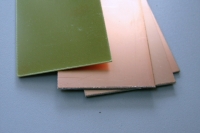 ZHB Fiberglass sheet, foil on the one side, thick. 1,5 mm, sheet 100*200 mm