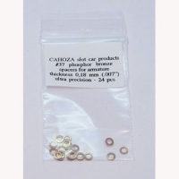 CAHOZA ARM (2 mm) SPACER BRONZE .007" (0,18 mm), 24 psc. - #37