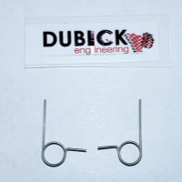DUBICK 3 coil motor springs, steel, pair - #DB600