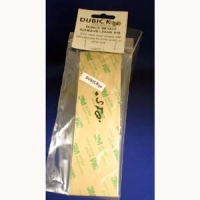 DUBICK Lexan (polycarbonate) for body reinforcement, w/3M sticky layer, thickness .015" (0.38 mm), size 1.968" x 7.087" (50 x 180 mm) - #2072-1
