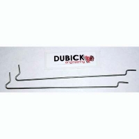 DUBICK JK style body mounting clips, pair - #DB601