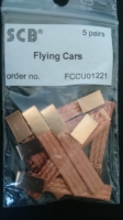 SCB braids FLYING CARS (sizes: 5,10 x 0,70 mm), 5 pair - #FCCU01221