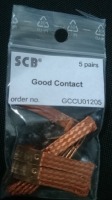 SCB braids GOOD CONTACT (sizes: 5,40 x 0,65 mm), 5 pair - #GCCU01205