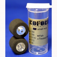 KOFORD Model wheels Koford FISH 3/32" axle, .760" (19.3 mm) dia., small hub, magnesium rims - #M551-760F