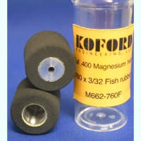 KOFORD Model wheels Koford FISH 3/32" axle, .760" (19.3 mm), magnesium rims - #M662-760F