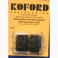 6 Koford Brass Guide Nut m615 1/24 Slot Car from Mid America Raceway 