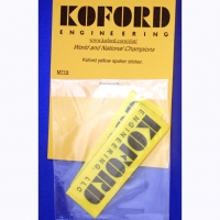 Koford Yellow spoiler sticker, 1 pc. - #M719
