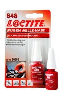 LOCTITE SHAFT-BUSHING RETAINER LOCTITE 648 for fixing ballbearings into the chassis holes, 5 ml