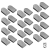 MID-AMERICA Silver plated lead wire clips, 1 pair - #MID141SP