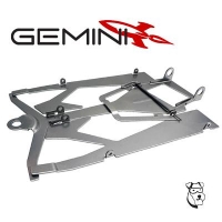 MID AMERICA 1/24 Gemini flexy chassis stainless steel - #MID216