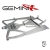 MID AMERICA 1/24 Gemini flexy chassis stainless steel nickel plated - #MID216N