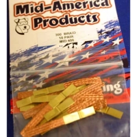 MID AMERICA 300 strand braid, .022" thick, 1 pair - #MID400