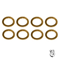 MID AMERICA 3/32" (2.36 mm), .010" (0.254 mm) thick, bronze axle spacers, 8 pcs. - #MID505