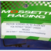 MOSSETTI Motor screws, 4 pcs, w/allen key - #MR1053