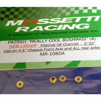 MOSETTI 3/32" x 3/16" (2.36 x 4.75 mm) "Really cool bushings" with internal oil channel axle bushings, pair - #MR1060