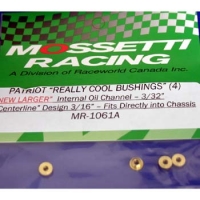 MOSETTI 3/32" x 3/16" (2.36 x 4.75 mm) "Really cool bushings" with internal oil channel axle bushings, pair - #MR1061A