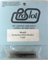 PROSLOT Production motor brushes, 1 cd. (6 pr.) - #PS-623