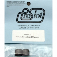 PROSLOT MEGA III MATCHED MAGNETS FOR C-CANS (X-12), pair - #PS912