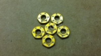 RED FOX Gold anodized guide nut, 1 pc. - #RFALUNUT-G