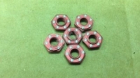 RED FOX Red anodized guide nut, 1 pc. - #RFALUNUT-R
