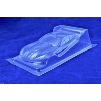RED FOX Clear body Production 1/24 Corvette DTM (ISRA 2021), lexan, thickness .007" (0.175 mm), w/paint masks - #RFISRAVETTE7