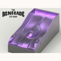 RALPH THORNE Clear Body 1/24 GTP Renegade, Lexan .007" (0.175 mm) - #RENEGADE007