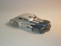 NeAn Clear "TEAPOT" 1/24 BUICK ROADMASTER 1948 HOT ROD BODY, PVC, thickness .015" (0.4 mm), w/paint masks - #08-P