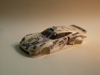 NeAn Clear "TEAPOT" 1/24 PORSCHE 911 GT1 1996 BODY, PVC, thickness .015" (0.4 mm), w/paint masks - #6510-P