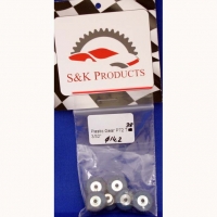 S&K GEAR 72 PITCH, 38T, 0° angle, 3/32" axle, Ø14.2 mm. - #SK3872