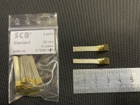 SCB Braids STANDARD (sizes: 4,2 x 0,35 mm х 26 mm), tin plated, 5 pairs - # STSN01110