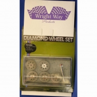 WRIGHTWAY DIAMOND WHEEL SET, w/holder, 5 pcs. - #WWDCD 